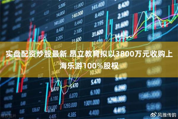 实盘配资炒股最新 昂立教育拟以3800万元收购上海乐游100%股权