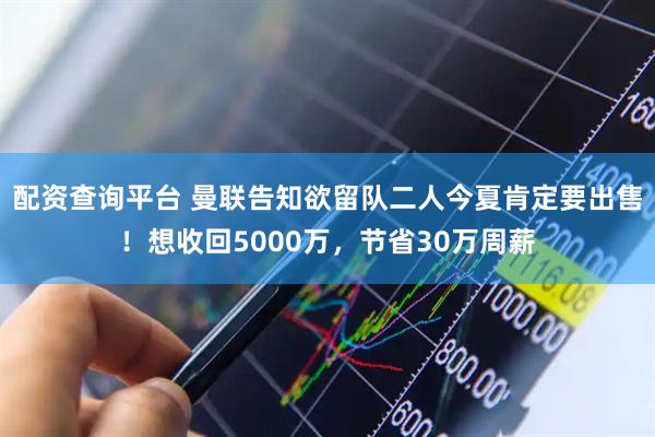 配资查询平台 曼联告知欲留队二人今夏肯定要出售！想收回5000万，节省30万周薪